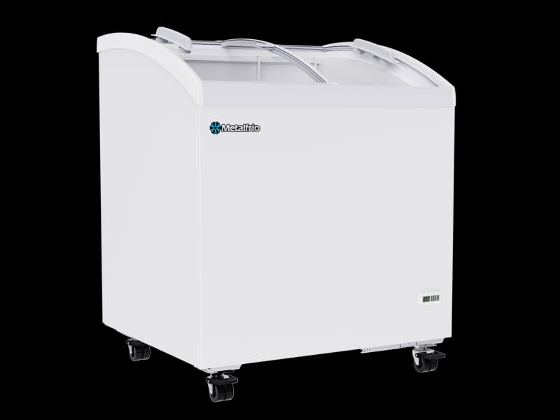 Conservador Congelados Tapa Curva CHC-200 METALFRIO CHC-200 — Equipo de Refrigeración Comercial RefriExpress